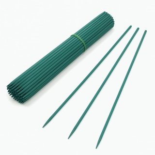 Tutores para Plantas - Soporte para Plantas de 60 cm - Ø 5,5/6mm estacas para jardín - Flores - Varillas -Color Verde