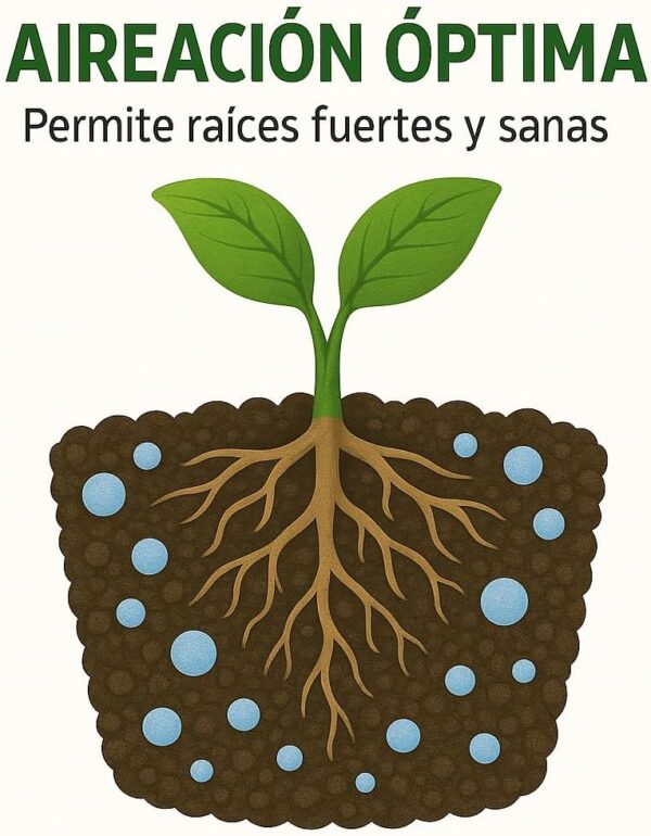 Perlita para Plantas 25L – Sustrato ligero y drenante para macetas y huerto - Imagen 2