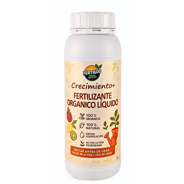 Crecimiento+ Fertigoo - Fertilizante Organico Liquido