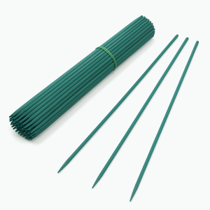100 Tutores para Plantas - Soporte para Plantas de 60 cm - Ø 5,5/6mm estacas para jardín - Flores - Varillas color Verde