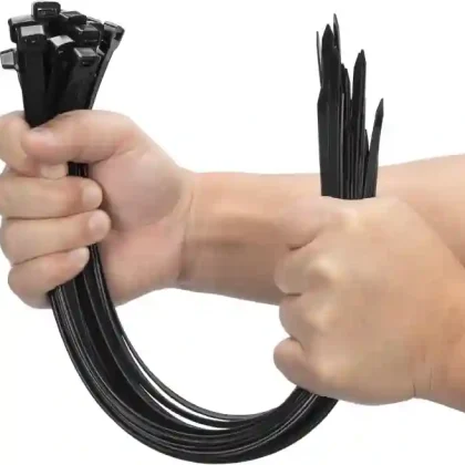Fertigoo Bridas Plástico Negro (PA66) 430 mm