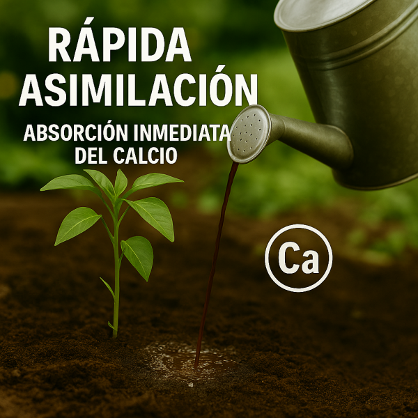 Fertigoo Calcio+ Abono Orgánico Líquido con Corrector de Calcio 2L. Fertilizante para Tomates, Pimientos, Calabacines y otras Hortalizas. 100% Natural, Corrige Carencias y Previene Podredumbre Apical. - Imagen 4