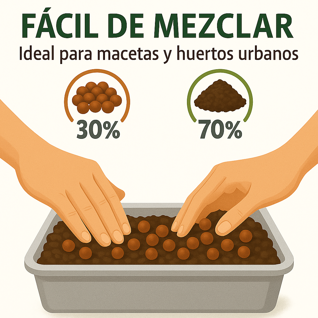 Arcilla Expandida Profesional 12L | Granulometría Gruesa 16-25 mm | Fertigoo - Imagen 4