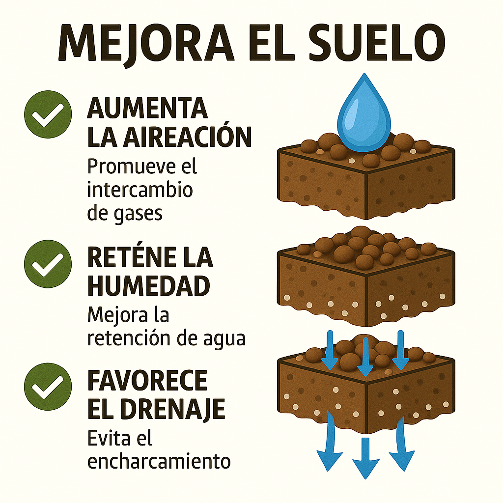 Arcilla Expandida Profesional 12L | Granulometría Gruesa 16-25 mm | Fertigoo - Imagen 2