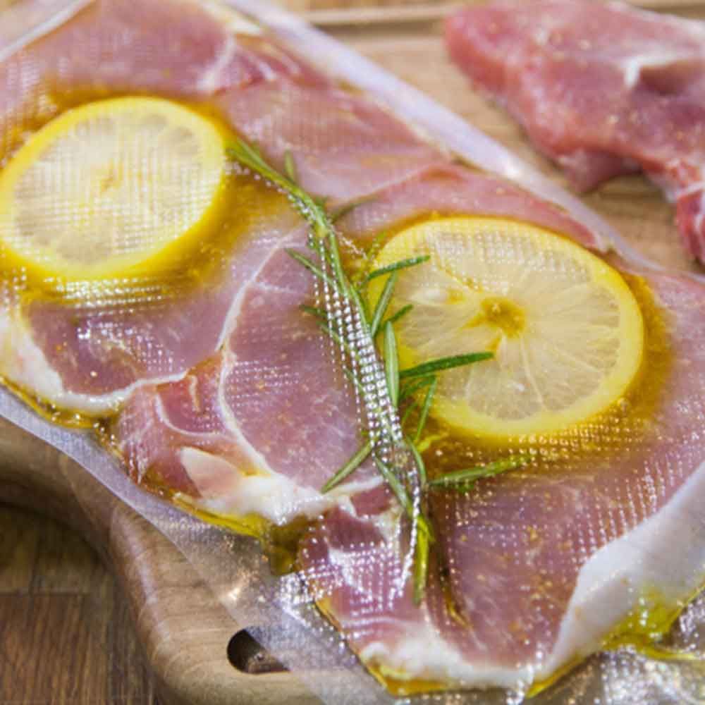 Bolsas Vacío para Alimentos 20x30 cm Gofradas | Sin BPA, Sin PFAS y Sin Ftalatos | Certificadas para Contacto Alimentario | Congelación y Cocción (máx. 100 °C) "Fabricado en España" - Imagen 3